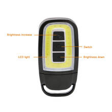 Мини USB Перезаряжаемый COB светодиодный фонарик автомобильный карманный фонарик 3 режима аварийный портативный Кемпинг Lanterna ночник 2024 - купить недорого