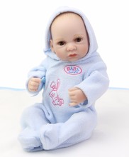 New 11 Inch Doll Reborn Babies Full Silicone Body Lifelike Newborn Dolls Realistic Boys Baby Toys For Children Christmas Gifts 2024 - buy cheap