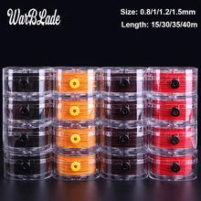 Cordón elástico con núcleo de 0,8mm, 1mm, 1,2mm, 1,5mm, 40m, con caja, hilo elástico para ABALORIOS 2024 - compra barato