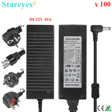 100 Pcs AC100-240V to DC12V 8A 10A EU US AU UK Plug Power Adapter Supply Converter Charger LED Strip Lighting Transformers CCTV 2024 - buy cheap