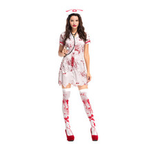 Fantasia sexy ghost enfermeira roleplay de fantasia assustadora, vestido de halloween, cosplay 2024 - compre barato