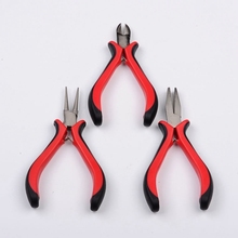 3pcs/set DIY Jewelry Tool Sets Ferronickel Round Nose Pliers Flat Nose Pliers & Side-Cutting Pliers 115~120x65~70mm 2024 - buy cheap