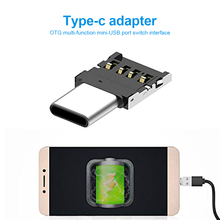 Переходник Mini Type C к USB OTG для USB флеш-накопителя S8 Note8 для телефона Android 2024 - купить недорого