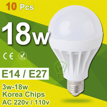 10pcs/Lot Set Lampada LED E27 E14 LED Lamp LED Bulb 18w 15w 12w 9w 7w 5w 3w Bombillas LED Light Bulb Ampoule LED 220v 110v 10w 2024 - buy cheap