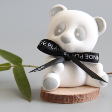DIY силиконовая форма для мыла panda, формы для мыла ручной работы из силикагеля, панды, ароматического камня, формы для свечей, украшения для тортов, инструменты для панды 2024 - купить недорого