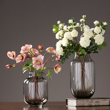 Современная стеклянная ваза Террариум стеклянные контейнеры ремесла ваза для цветов украшение дома вазы для цветочных горшков Для Центральный для свадеб 2024 - купить недорого