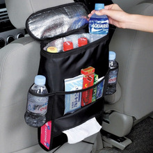 Car Breast Milk Storage Bag Seat Back Organizer Insulated Seat Back Drinks Holder Cooler Cool Wrap Bottle Bag with Mesh Pockets 2024 - buy cheap