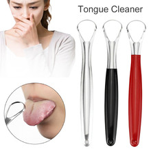 1PC Useful Tongue Scraper Stainless Steel Oral Tongue Cleaner New Mouth Brush Reusable Fresh Breath Maker 2024 - buy cheap