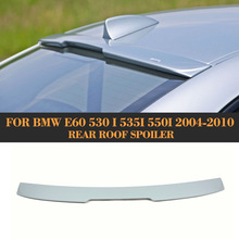 ABS Sem Pintura Primer Série E60 5 Traseiro Telhado Asa Spoiler para BMW 520i 525i 530i Sedan 4-Porta 2004 -2010 2024 - compre barato