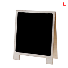 Size L 18*15CM Desktop Writing Boards Wood Tabletop Chalkboard Double Sided Blackboard Message Board Stationery Office Supplies 2024 - buy cheap