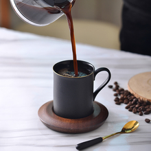 Criativo áspero rosto Phnom Penh xícara de café xícara de cerâmica artesanal caneca caneca com base de madeira colher de chá da tarde xícara de chá vermelho caixa de presente 2024 - compre barato