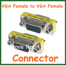 5pcs 15pin VGA Female to VGA Female Adapter Extend Converter VGA Connector VGA Female to Female 2024 - buy cheap