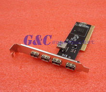 New High Speed 480Mbps 5 Port USB 2.0 PCI Hub Card Controller Adaptor Module 2024 - buy cheap