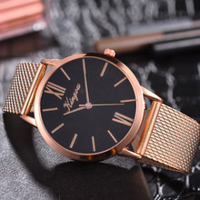 Розовые, золотые, серебряные сетчатые женские наручные часы из нержавеющей стали 2024 - купить недорого