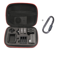 Portable case PU waterproof shock absorber bag border battery charger spare parts storage bag for dji osmo aciton sport camera 2024 - compre barato