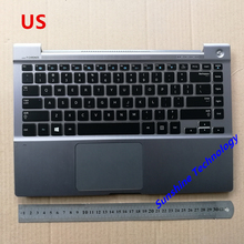 Us backlit novo teclado do portátil com touchpad palmrest para samsung np700z3c 700z3c BA75-03973A 2024 - compre barato