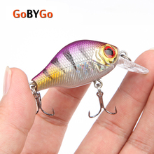 GoByGo 1 шт. 8,5 г, 7,5 см, приманки для ловли окуня, кренкбейт, снасть, плавающая приманка, воблеры, японская жесткая приманка Crazy Fish 2024 - купить недорого