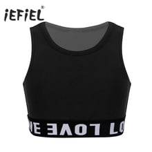 Kids Girls Sleeveless Tanks Tops Crop Top Modern Dancewear Jazz Street Dance Costumes Stage Performance Gymnastics for Kids 2024 - buy cheap