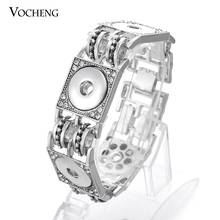 10pcs/lot Interchangeable Bangle 18mm Vocheng Snap Button Charms Bracelet Alloy Jewelry Vb-074*10 Vocheng Free Shipping 2024 - buy cheap