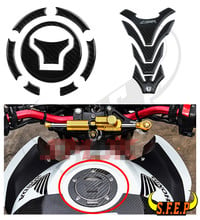 Motorcycle 3D Carbon Fiber Tank Pad Protective Decal Sticker For Honda CB650F CBR650F VFR800X VFR800 CBR500R CB500X CB500F 2024 - buy cheap