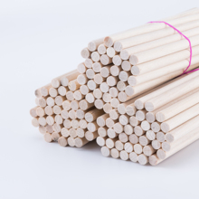 25/50Pcs 0.15cm Maple Round Wooden Rods Sticks Premium Durable Wooden Dowel for DIY Crafts Building Model DIY Food Craft 2024 - buy cheap