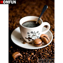 HOMFUN Full Square/Round Drill 5D DIY Diamond Painting "Coffee cup" Embroidery Cross Stitch 3D Home Decor Gift A12009 2024 - buy cheap