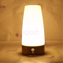 3 Modo de Sensor de Movimento PIR lâmpada de cabeceira Retro Battery Power LED ir sensor de Banheiro Casa restaurante lampara comedor de iluminação interior