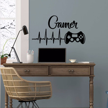 Game Controllers Playstation Wall Sticker Vinyl Art Removable Poster Mural Playstation Boys Teen Room Decoration Decals  W111 2024 - buy cheap
