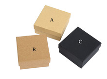 Box For Jewelry Free shipping wholesale 50pcs /lot 7*7*3cm Necklace Pendant Gift Packaging Boxes Ring Earring Display Box 2024 - buy cheap