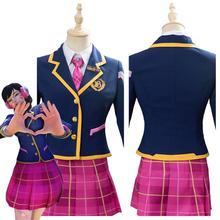 OW DVA D.VA Hana Song Cosplay Costume 3-YEAR Anniversary Outfit Halloween Carnival For Women Girls School Uniform 2024 - buy cheap