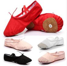 Girls Ballet Shoes Soft Bottom Point Shoe Ballet Slippers Children Dance Shoes Canvas Ballet Shoes Wholesale Free Shipping B01-1 2024 - buy cheap