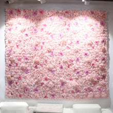 40x60cm Artificial Flower Panels Wedding Decoration Backdrop Champagne Silk Rose Fake Flowers Hydrangea Wall Backdrop 24pcs 2024 - buy cheap