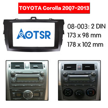 Kit de montagem do painel estéreo 2 din para toyota corolla 2007, 2008, 2009, 2010, 2011 e 2012 2024 - compre barato