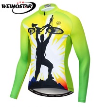 Men's Cycling Jersey Long Sleeve Breathable Cycling Clothing Sport Bike Shirt Top Racing Bicycle Clothing Maillot Ropa Ciclismo 2024 - buy cheap