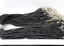 100 шт., искусственный шнур диаметром 17 дюймов, с застежкой-карабином, толщина 2 мм, с удлинительной цепочкой 2024 - купить недорого