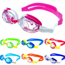 Colorful Adjustable Children Kids Waterproof Silicone Anti Fog UV Shield Swimming Glasses Goggles Eyewear Eyeglasses With Box 2024 - buy cheap