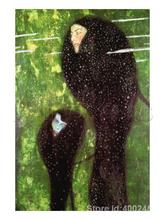 Golden Portrait Mermaids by Gustav Klimt Oil painting reproduction Hand painted High quality 2024 - buy cheap