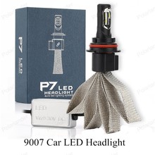 1Pair 72W 4000LM Auto Car LED Headlight 6000K High Power Conversion 360 Degree COB Leds  P7 9007 Headlamp Light Bulbs Kit 2024 - buy cheap