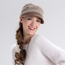 Lady New Arrival Knitted Visors Hat Female Autumn Winter Warm Hat Studetns Fashion Leisure Hat New Year Gift B-7340 2024 - buy cheap