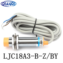DIANQI capacitance proximity sensor LJC18A3-B-Z/BY,18mm diameter,10mm detective distance,DC 6-36V,PNP 3WIRE NO sensor switch 2024 - купить недорого