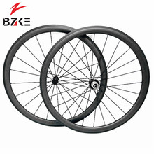 BZKE de carretera de carbono ruedas 700c de 35mm de profundidad de borde con powerway R13 Centro 700c de carbono bicicleta de carretera ruedas et R13 rojo hub 2024 - compra barato