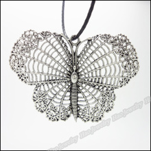9 pcs Vintage Charms Butterfly Pendant Tibetan silver Zinc Alloy Fit Bracelet Necklace DIY Metal Jewelry Findings 2024 - buy cheap