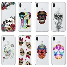 Funda de teléfono esqueleto calavera para Huawei Nova Smart Lite 2017 funda trasera de silicona suave para Huawei Nova 3 3I 3E 2i 2 Lite Plus 2024 - compra barato