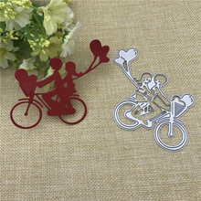 Molde de corte de metal para bicicleta e renda, estêncil em relevo para scrapbooking diy 2024 - compre barato