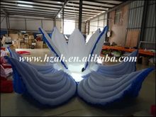 Blue Inflatable Flower with LED Light for Wedding Decoration 2024 - buy cheap