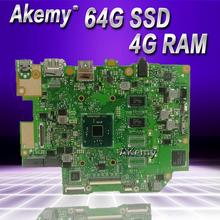 Akemy E403SA motherboard For Asus E403SA E403S mainboard work 100% Test original N3700 4 cores 4G RAM 64G SSD 2024 - buy cheap