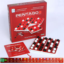 Classic board funny game twisting Pentago for family child-parent 2 player,the strategy challenging game with multilingual rules 2024 - buy cheap