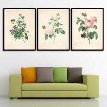 Nordic Beautiful Flowers And Plants Minimalist Home Decor Painting Space Wall Art For Living Room Poster Canvas Unframe 2024 - buy cheap