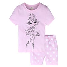New Design Summer Kids Cartoon Pajamas Set/Cute Baby &Children Sleepwear Clothing Lovely Girls Pyjama 2024 - buy cheap