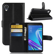 Book Style PU Leather Case Cover for Asus ZenFone Live L1 ZA550KL 5.5'' Flip Wallet Phone Bags Cases with Stand 2024 - buy cheap